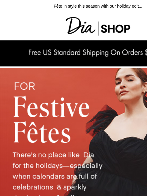 dia newsletter:  The Holiday Shop is OPEN ✨​