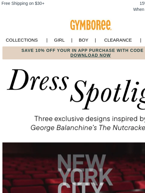 gymboree newsletter: 3 Dresses Inspired by The Nutcracker Ballet ๐ฉฐโ๏ธโจ