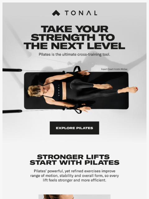 tonal newsletter: The secret to stronger lifts.