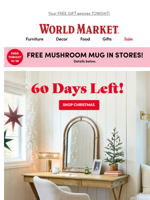 emailworldmarket newsletter: 60 DAYS βTIL CHRISTMAS ππβ¨πΒ