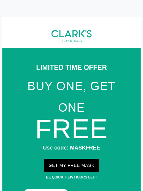 clarksbotanicals newsletter: Double the Calm, Double the Glow