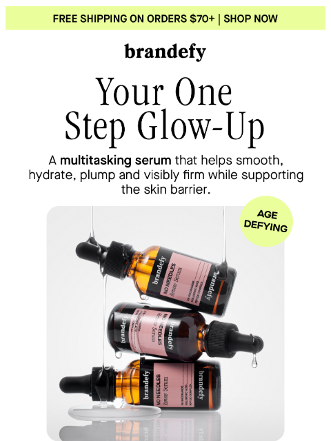 brandefyskin newsletter: 87% say skin appeared smoother