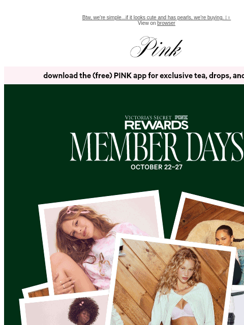 vspink newsletter: HurryβBuy 2, Get 2 Free Ends Tmrw
