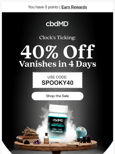 cbdmd newsletter: 4 Days ‘Til the Magic Ends ✨