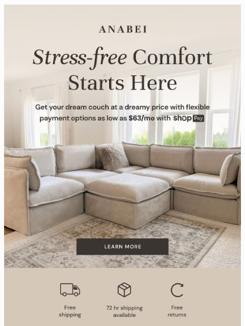 anabei newsletter: Financing available today  ✅