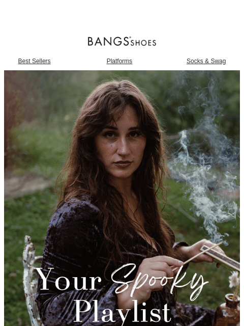 bangsshoes newsletter: Your Spooky Playlist 👻🕷️🎃