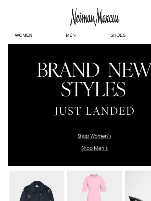 neimanmarcus newsletter: 1,000+ new arrivals to prep for a fashionable fall
