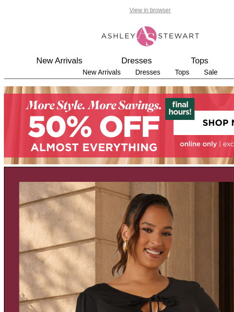 ashleystewart newsletter: Fresh 'fits for ALL your fall functions 🍂