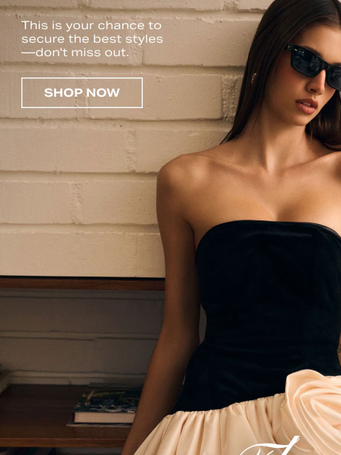 revolve newsletter: FIRST DIBS ON HOLIDAY DRESSES