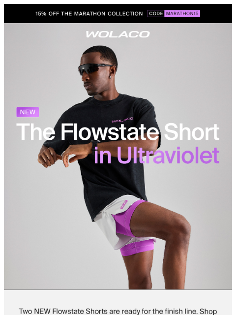 wolaco newsletter: NEW | Ultraviolet x Flowstate ⚡
