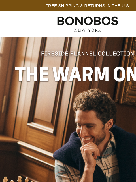 bonobos newsletter: Fall Without Flannel? Don’t Even Joke.