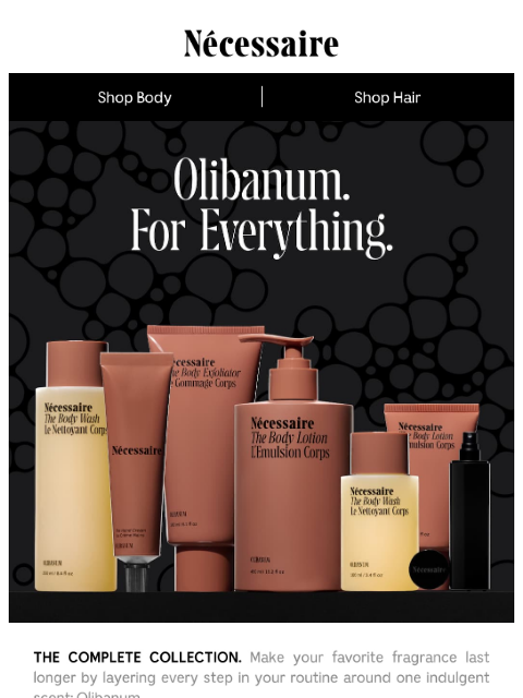 necessaire newsletter: Olibanum. For Everything.
