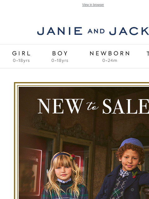 A sale on sale you won't want to miss. View in browser Stores Janie and Jack Girl Boy Newborn Tween Janie and Jack Girl Boy Newborn Tween Girl Boy Newborn Girl Newborn Boy Accessories Sale Gift