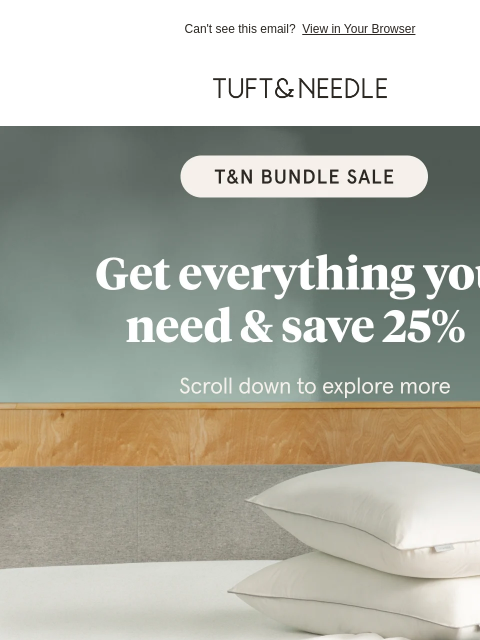 tuftandneedle newsletter: Look inside our bundles