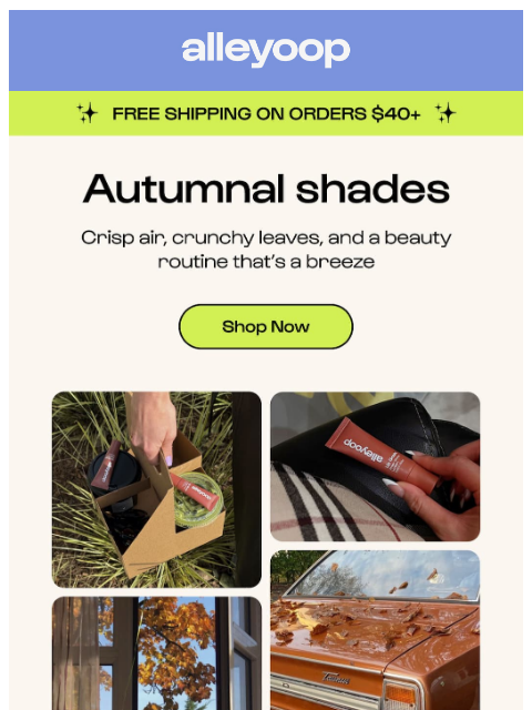 meetalleyoop newsletter: The shades of the season ๐