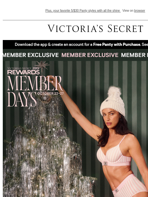 victoriassecret newsletter: Buy 2, Get 2 Free Ends Tomorrow