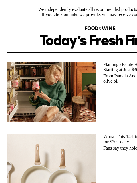 foodandwine newsletter: Score This 14-Piece Cookware Set for Just $70 Toda...