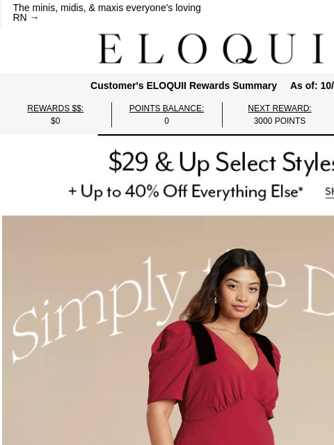 eloquii newsletter: Your new dress obsessions 💖