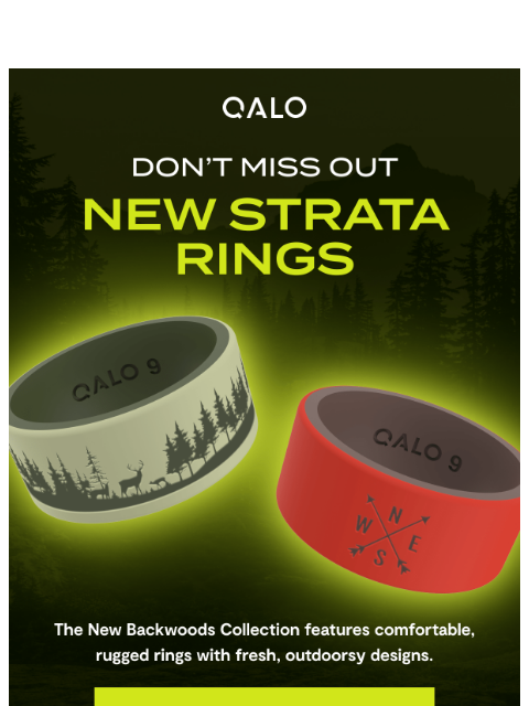 qalo newsletter: NEW: The Backwoods Collection