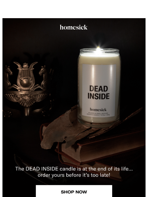 homesick newsletter: Your time’s almost up ⏳️