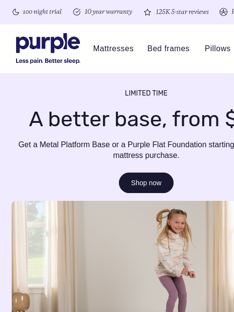 purple newsletter: This is BIG: bases from $99
