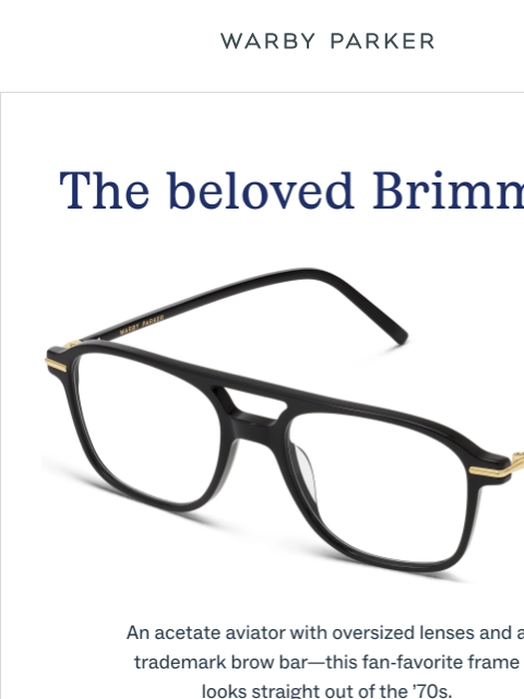 warbyparker newsletter: Want a ’70s-inspired style?