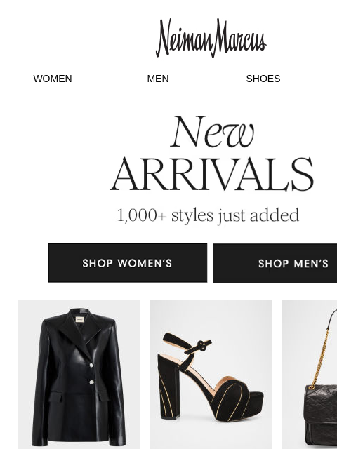neimanmarcus newsletter: Cozy knits and standout layers for crisp days