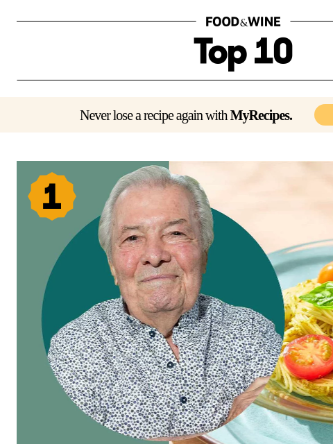 foodandwine newsletter: Jacques Pépin's Go-To Pasta Takes Less Than 15 Min...