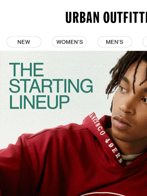 urbanoutfitters newsletter: FOUND: Your next Game Day fit