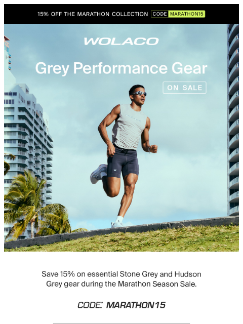 wolaco newsletter: ENDS SOON | Must-Have Grey Gear on Sale 🔥