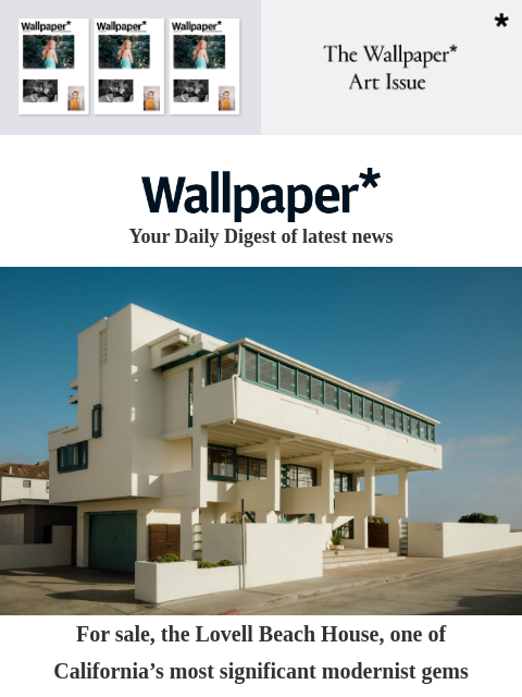 futureplc newsletter: The Lovell Beach House could be yours