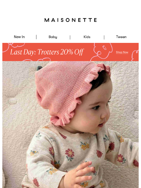maisonette newsletter: Get Ready For Baby's First Winter ❄️