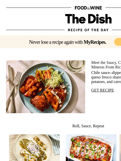 foodandwine newsletter: Enchiladas Mineras