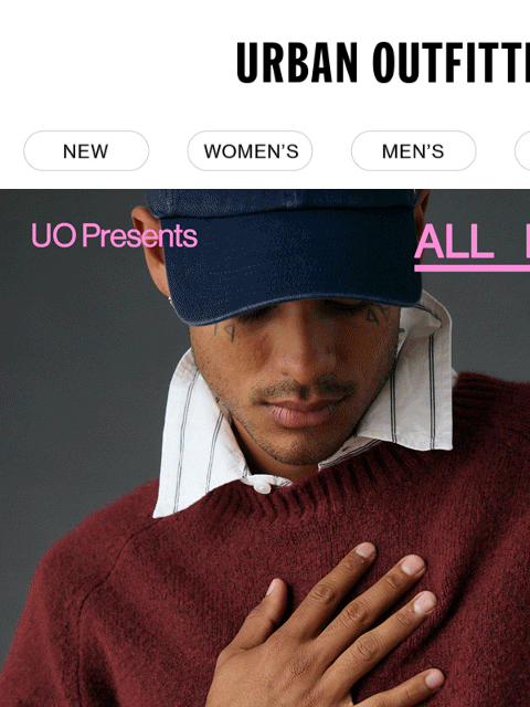 urbanoutfitters newsletter: going all in on fall layering