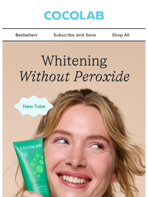 cocolab newsletter: IT'S HERE: Whiter smile, smarter price