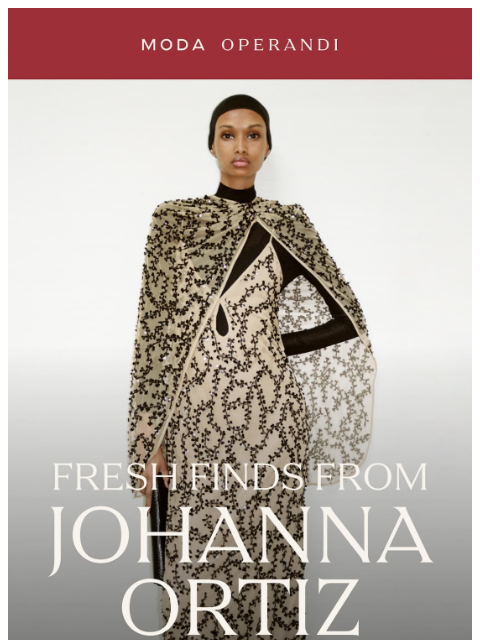 modaoperandi newsletter: Dreaming of JOHANNA ORTIZ
