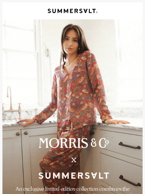 summersalt newsletter: Just Dropped: New Morris & Co. x Summersalt