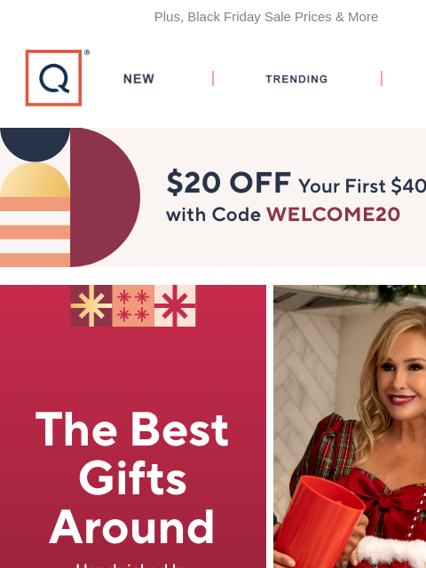 qvcemail newsletter: Gifts Handpicked by Mrs. Claus