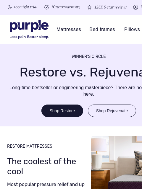 purple newsletter: Who wins the mattress matchup?