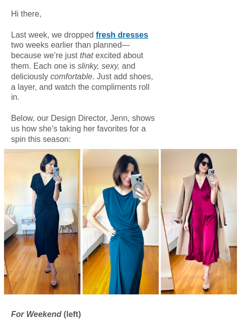 mmlafleur newsletter: The easiest way to look fabulous right now.