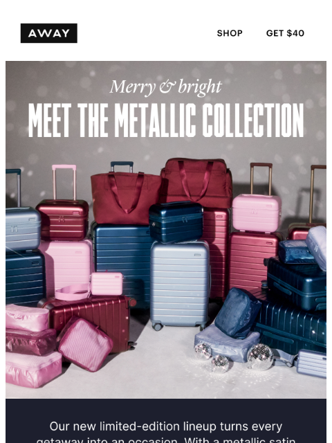 awaytravel newsletter: Introducing our limited-edition holiday collection