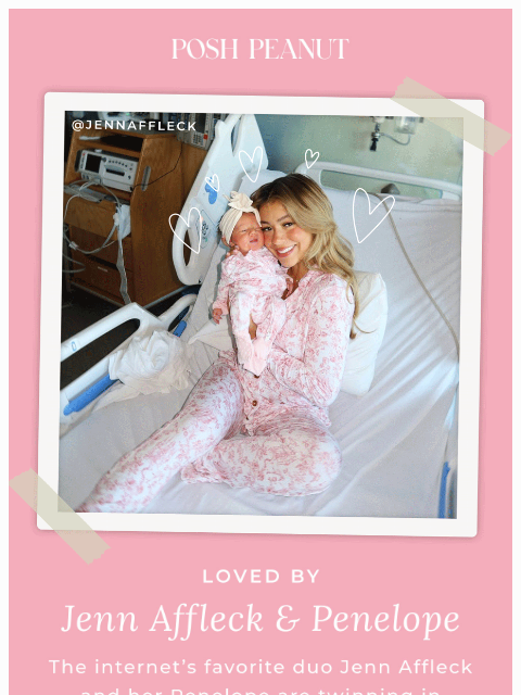 poshpeanut newsletter: Jenn Affleck’s Sweetest Matching Moment 💕