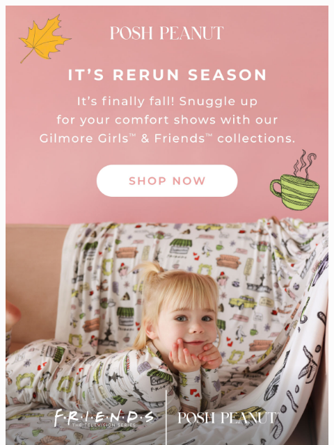 poshpeanut newsletter: The Coziest Way to Rewatch Your Faves 📺