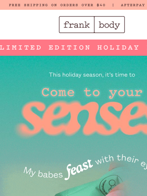 frankbody newsletter: Can you hear that?