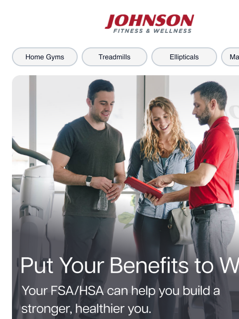 johnsonfit newsletter: Relax & Recharge with Your FSA/HSA Funds