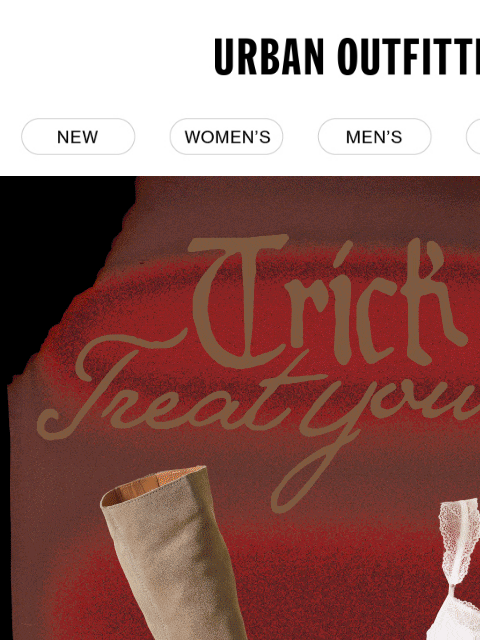 urbanoutfitters newsletter: It’s almost Halloween! :jack_o_lantern: Are you re...