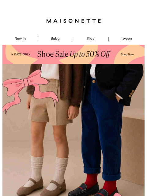 maisonette newsletter: Up to 50% Off Mary Janes, Boots & Loafers