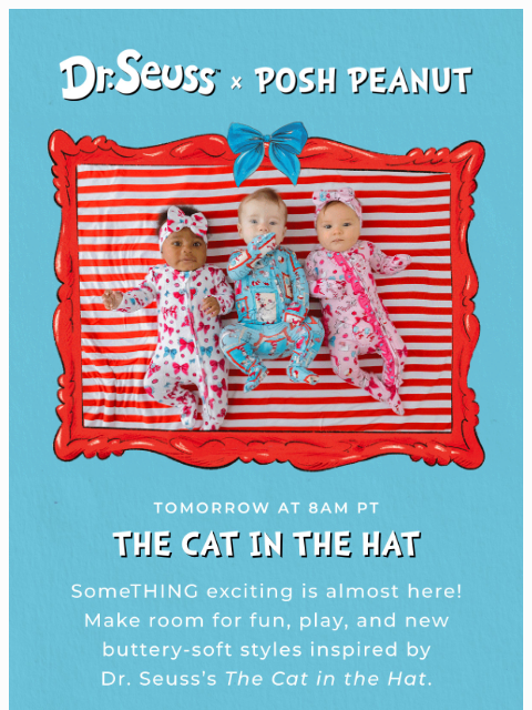 poshpeanut newsletter: 🎩✨New Tomorrow: Dr. Seuss x Posh Peanut