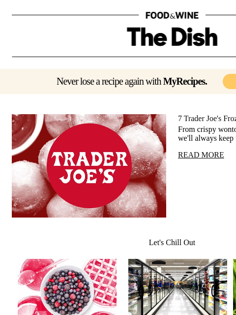 foodandwine newsletter: 7 Trader Joe's Frozen Appetizers Shoppers Love