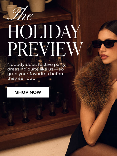 revolve newsletter: Shop Exclusive Holiday Looks Before Everyone Else ...